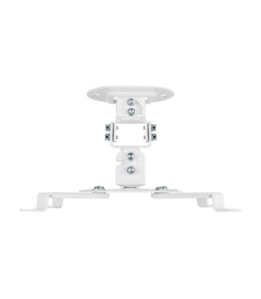 Aisens Soporte Universal Giratorio - Inclinable de Techo para Proyector - Hasta 13.5Kg - Color Blanco