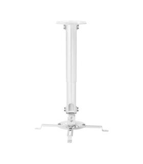 Aisens Soporte Universal Giratorio - Inclinable y Extensible de Techo para Proyector - Hasta 13.5Kg - Color Blanco