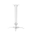 Aisens Soporte Universal Giratorio - Inclinable y Extensible de Techo para Proyector - Hasta 13.5Kg - Color Blanco