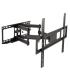Cromad Soporte de Pared con Doble Brazo Articulado para TV de 32"-70" - Compatible con TV Curva - Giratorio, Inclinable y Extens