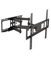Cromad Soporte de Pared con Doble Brazo Articulado para TV de 32"-70" - Compatible con TV Curva - Giratorio, Inclinable y Extens