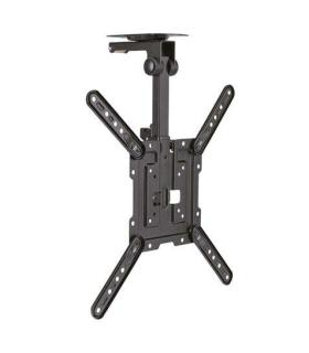 Cromad Soporte de Techo Basculante para TV de 23"-55" - Inclinable y Giratorio - Peso Max 20kg - VESA 400x400mm