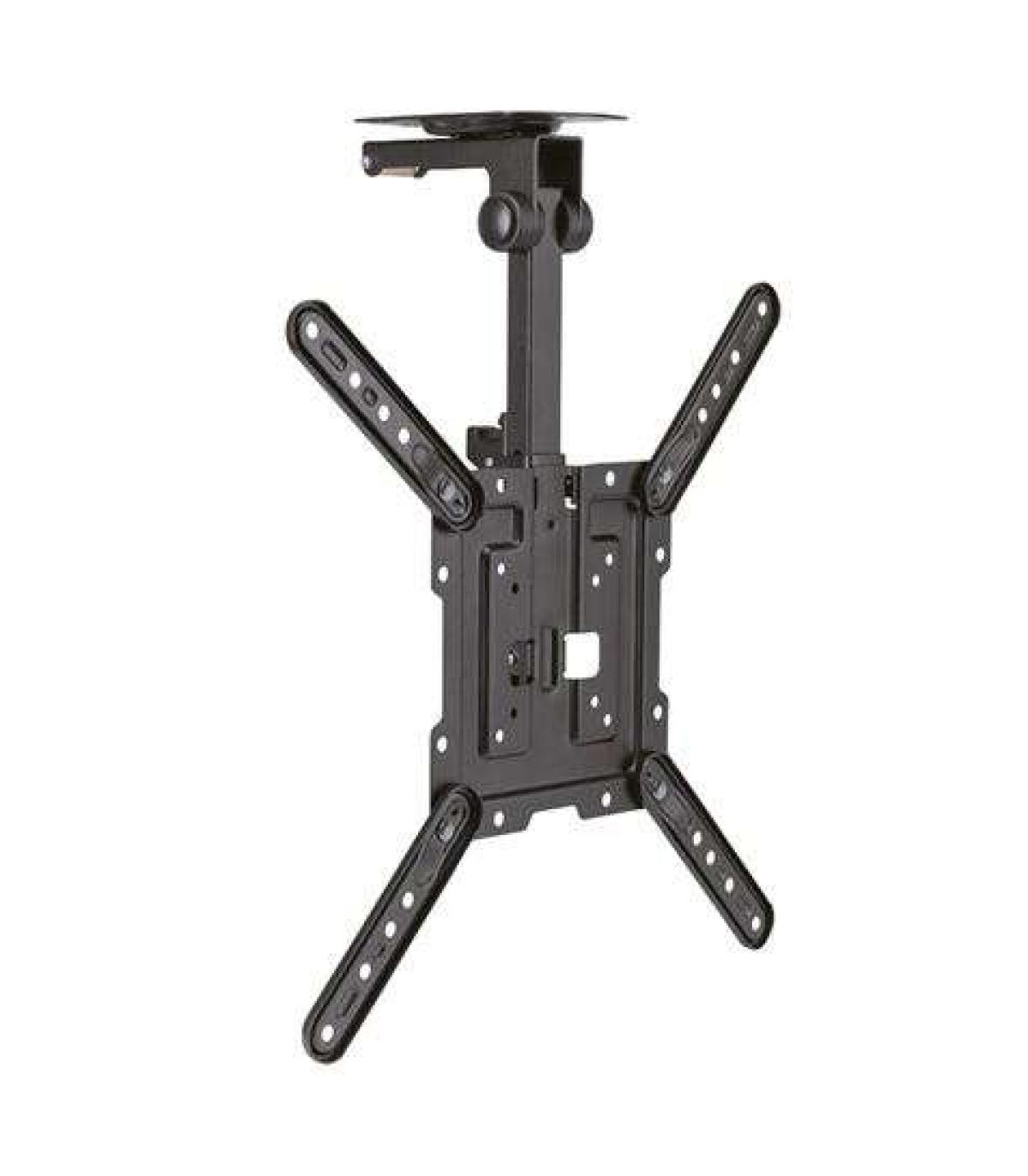Cromad Soporte de Techo Basculante para TV de 23"-55" - Inclinable y Giratorio - Peso Max 20kg - VESA 400x400mm