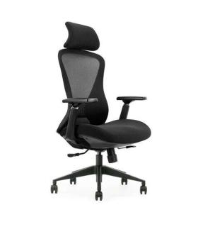 Cromad Gama Senior SE5000 Silla de Oficina - Piston de Gas de Grado 4 - Soportes Lumbar y Cervical Ajustables - Respaldo de Mall