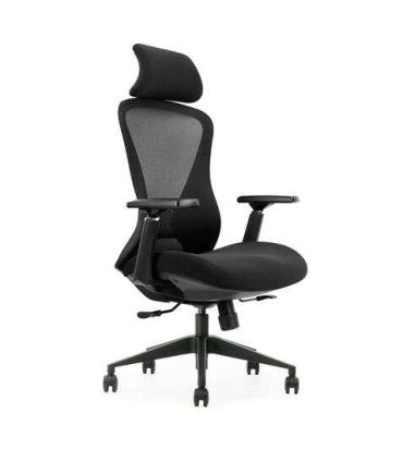 Cromad Gama Senior SE5000 Silla de Oficina - Piston de Gas de Grado 4 - Soportes Lumbar y Cervical Ajustables - Respaldo de Mall