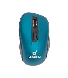 Cromad Raton Inalambrico - Hasta 10 Metros de Alcance - Incluye Mini Receptor USB - Maxima Autonomia de Bateria, Hasta 12 Meses.