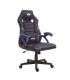 Cromad Serie Nitro Silla Gaming - Altura Regulable con Piston de Gas Clase 2 - Cojin Lumbar - Color Negro/Azul