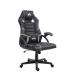 Cromad Serie Nitro Silla Gaming - Altura Regulable con Piston de Gas Clase 2 - Cojin Lumbar - Color Negro/Gris
