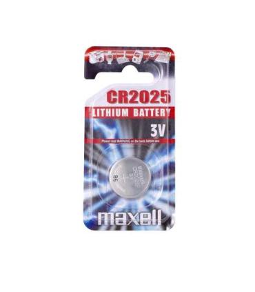 Maxell Pack de 1 Pila Litio de Boton CR2025 3V
