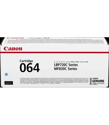 Canon 064 Cyan Cartucho de Toner Original - 4935C001