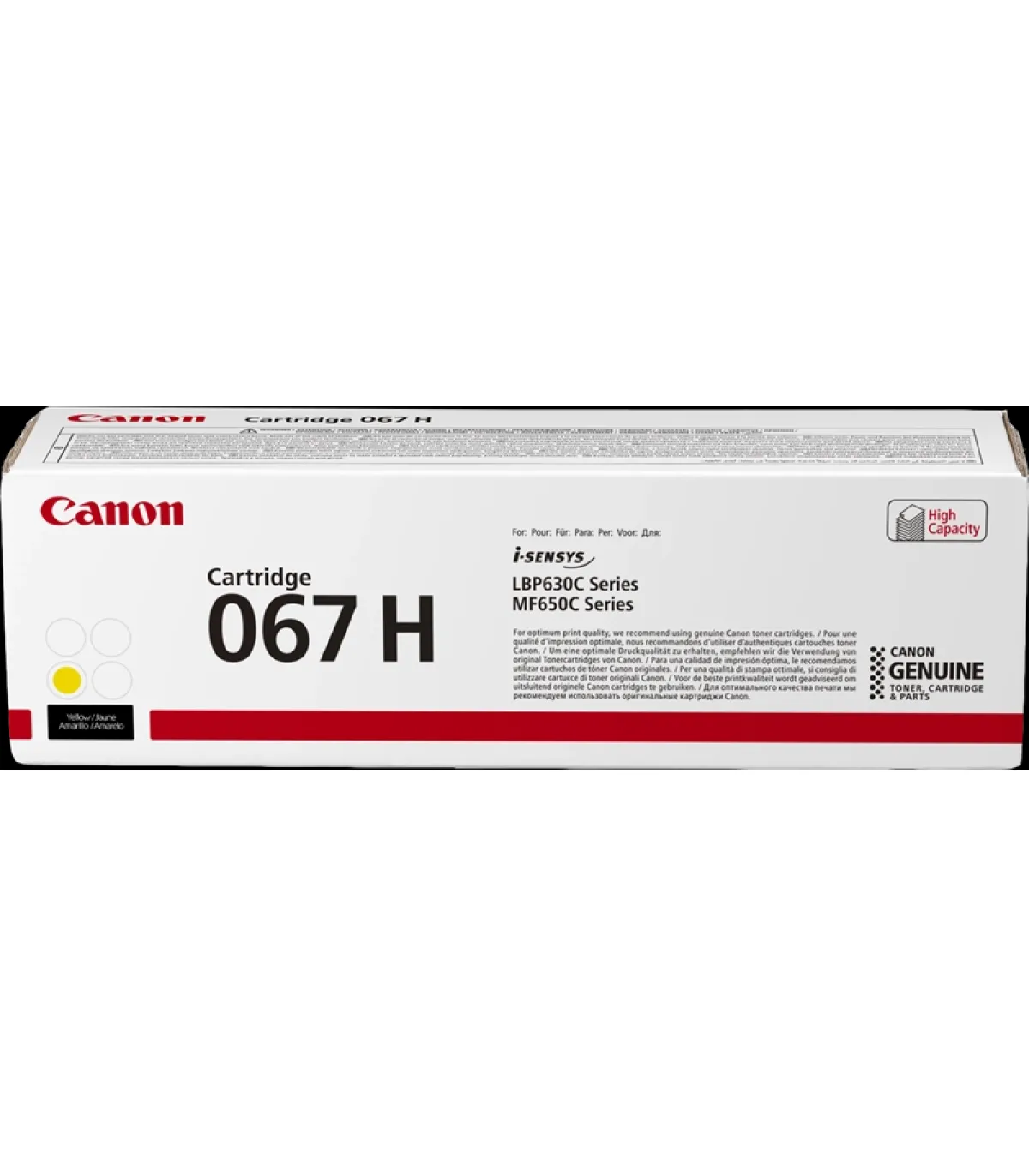 Canon 067H Amarillo Cartucho de Toner Original - 5103C002