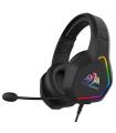 Coolsound G6 Auriculares Gaming con Microfono - USB para Iluminacion LED - Diadema Ajustable - Almohadillas Acolchadas - Control