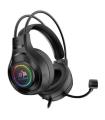 Coolsound G7 Auriculares Gaming con Microfono Flexible - Compatible con PC, MAC, PS5, PS4, Xbox 360, Nintendo Switch - Iluminaci