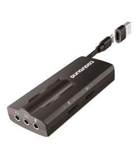 Coolsound Tarjeta de Sonido Externa 7.1 USB-C - Adaptador a USB-A - Entradas Microfono, Auriculares 3.5mm 3 pin, Auricular + Mic