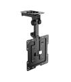 Aisens Soporte de Techo Giratorio - Plegable para Monitor/TV 20Kg de 19-43 - Color Negro