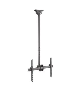 Aisens Soporte de Techo Giratorio - Inclinable - Extensible y Nivelable (TV 37?-70?) - Color Negro