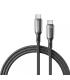 Vention Cable USB-C Macho a USB-C Macho - 1.2m - 5A - PD100W - Color Negro