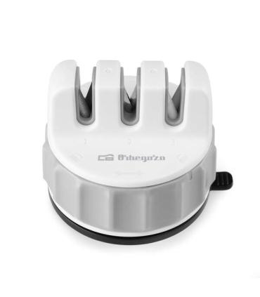 Orbegozo Afilador de Cuchillos CU 2500 Orbegozo - Practico y Eficiente - 3 Etapas de Afilado - Diamante - Carburo de Tungsteno..