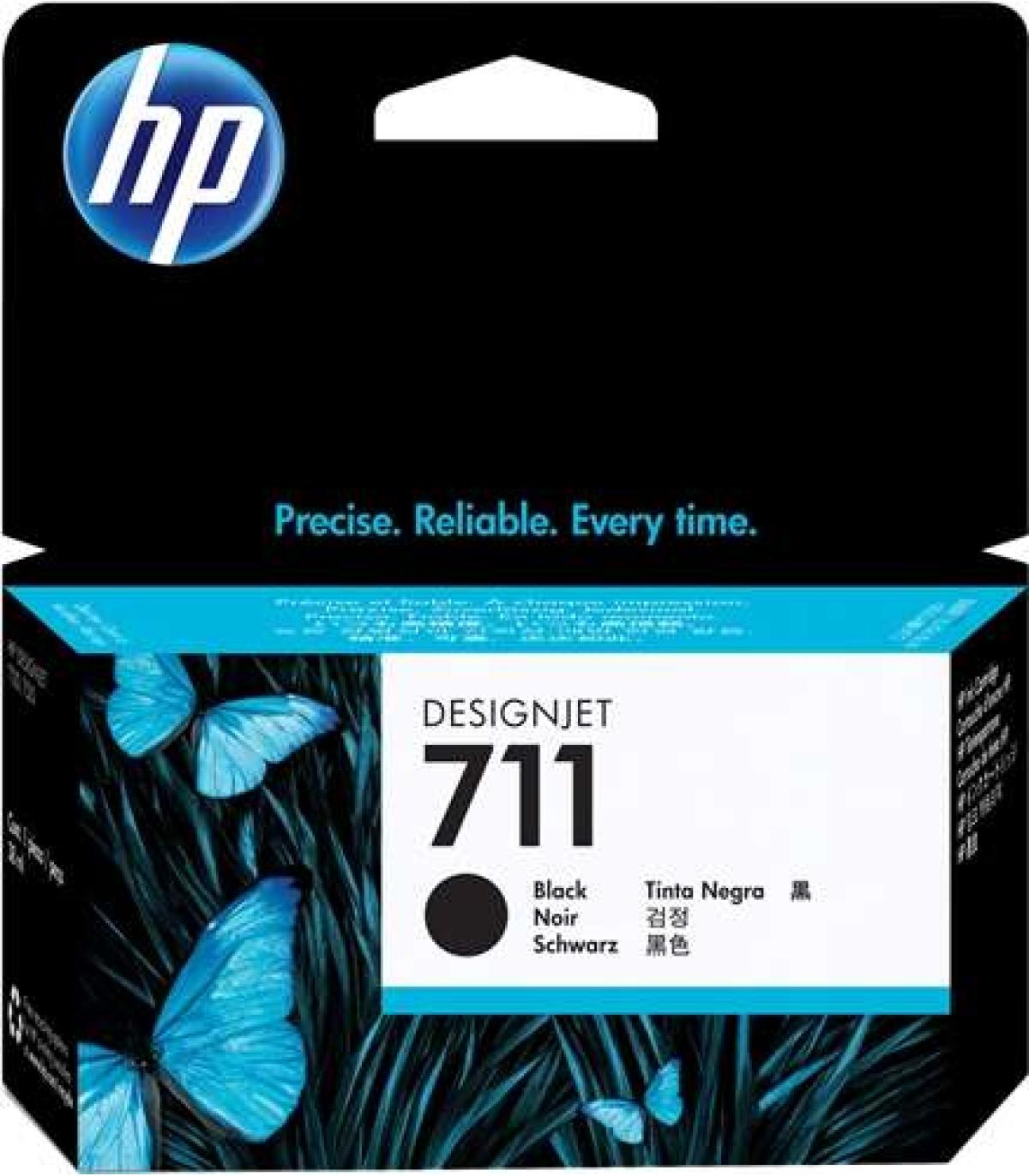 HP 711 Negro Cartucho de Tinta Original - CZ129A