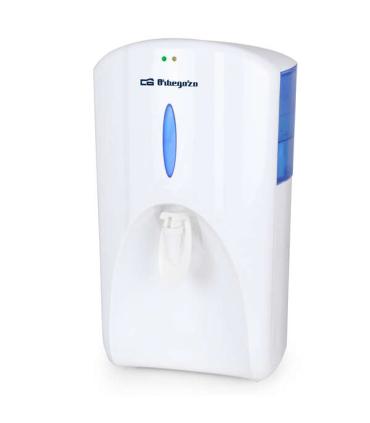 Orbegozo DA 5650 Dispensador de Agua Purificada Fria y Saludable - Filtra Cloro y Cal - Deposito de 8 Litros - Refrigeracion has