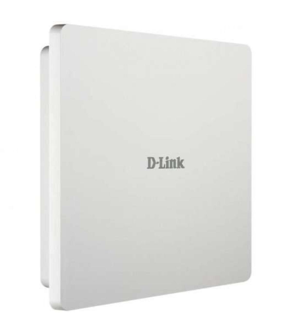 D-Link Punto de Acceso WiFi AC1200 PoE Dual Band para Exterior - 5 GHz/2.4GHz - Tasa de Transferencia Max. 867 Mbps - 2 Puertos.