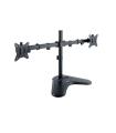 Tooq Soporte de Mesa con Brazos Articulados para 2 Monitores de 17"-32" - Giratorio e Inclinable - Peso Max 9kg x Brazo - VESA 1