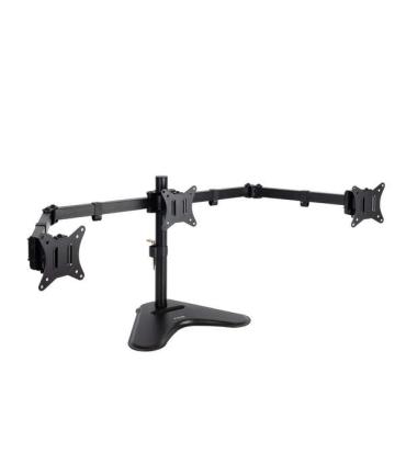 Tooq Soporte Mesa Pantalla - Giro 180º - Inclinable - 3 Brazos 17-27 - Color Negro