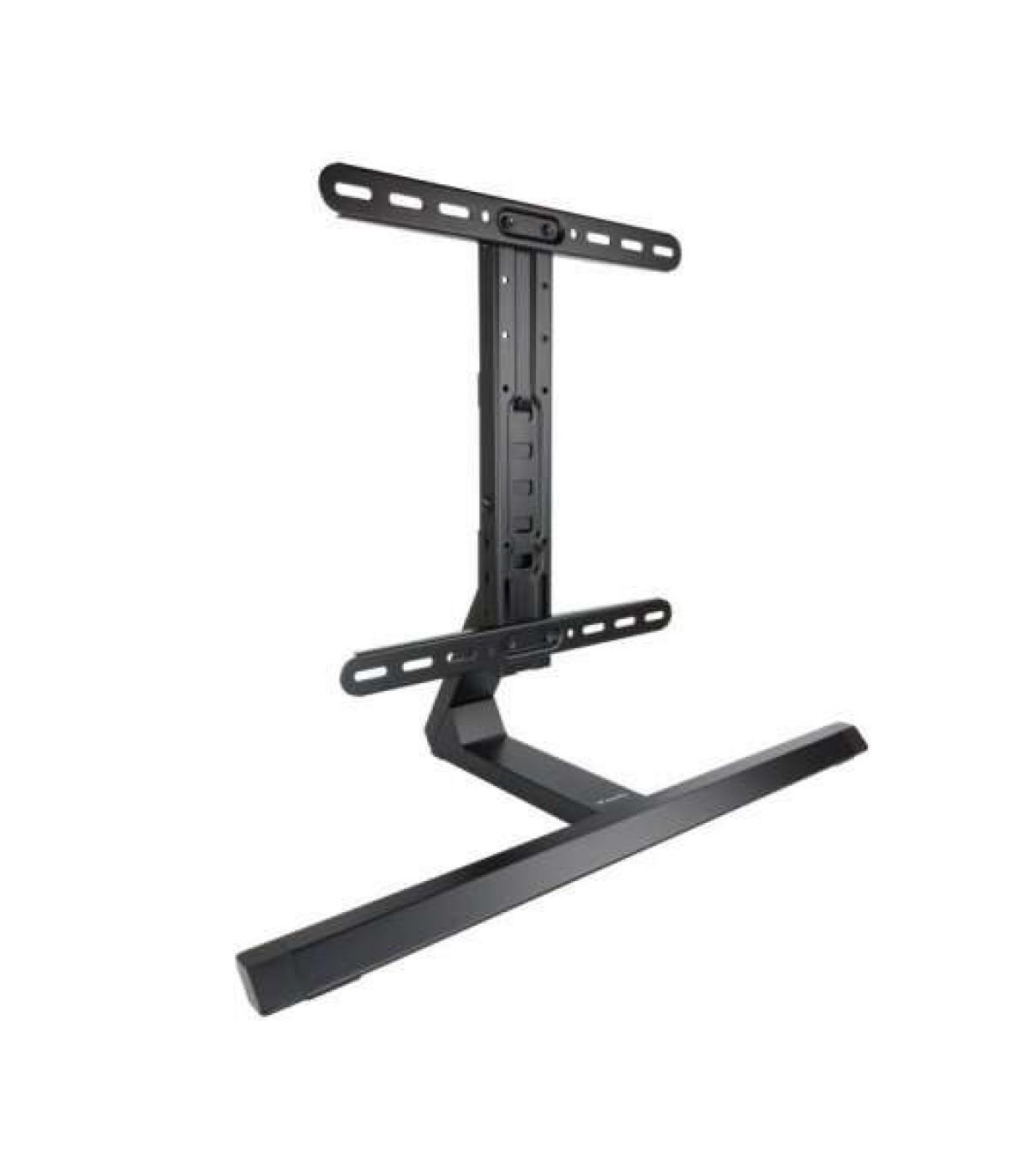 Tooq Soporte de Mesa para TV de 32"-65" - Gestion de Cables - Peso Max 40Kg - VESA 400X400mm - Fabricado en Aluminio - Color Neg