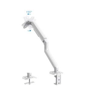 Tooq Soporte Mesa Pantallas Giratorio Inclinacion 1 Brazo 17-32" - Color Blanco