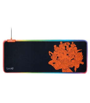 FR-TEC Mousepad Goku XL - Licencia Oficial Dragon Ball Super - Luz RGB en Bordes - Diseño Antideslizante - Tecnologia Plug and..