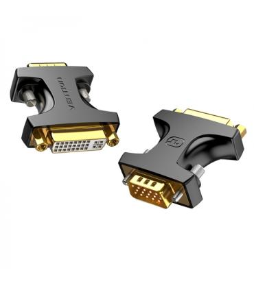 Vention Adaptador VGA Macho a DVI Hembra - Color Negro