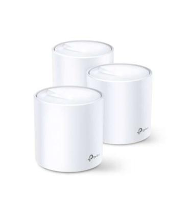 TP-Link Sistema WiFi 6 Mesh Doble Banda AX1800 - 3 Unidades Deco - 2 Puertos Ethernet LAN (RJ-45) - Cobertura WiFi hasta 1760m2.