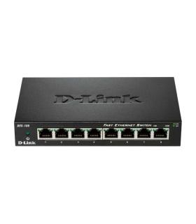 D-Link Switch 8 Puertos Fast Ethernet Gigabit 10/100 Mbps