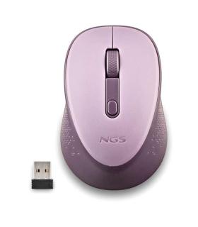 NGS Dew Lilac Raton Inalambrico USB 1600dpi - 3 Botones - Uso Diestro - Color Lila
