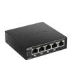 D-Link Switch 5 Puertos Gigabit 10/100/1000 Mbps - PoE+