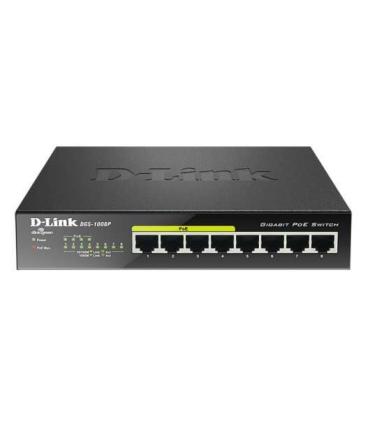 D-Link Switch 8 Puertos Gigabit 10/100/1000 Mbps - PoE