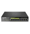 D-Link Switch 8 Puertos Gigabit 10/100/1000 Mbps - PoE