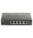 D-Link Switch Smart 5 Puertos Gigabit 10/100/1000 Mbps - PoE