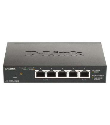 D-Link Switch Smart 5 Puertos Gigabit 10/100/1000 Mbps - PoE