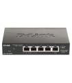 D-Link Switch Smart 5 Puertos Gigabit 10/100/1000 Mbps - PoE