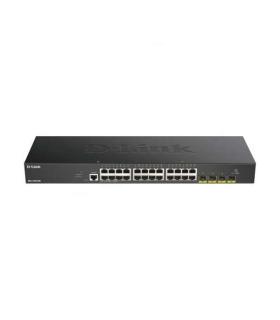 D-Link Switch Semiestionable 24 Puertos Gigabit + 4 Puertos 10G SFP