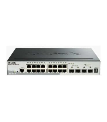 D-Link Switch Semigestionable 16 Puertos Gigabit + 2 Puertos Giga Combo + 2 Puertos 10G SFP
