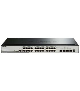 D-Link Switch Semigestionable 24 Puertos Gigabit + 4 Puertos 10G SFP