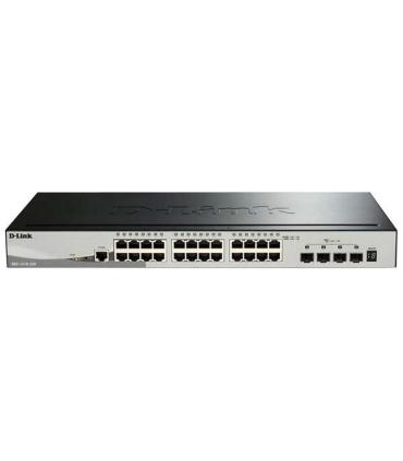 D-Link Switch Semigestionable 24 Puertos Gigabit + 4 Puertos 10G SFP
