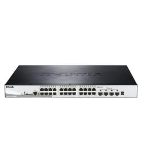 D-Link Switch Semigestionado 24 Puertos Gigabit PoE + 4 SFP