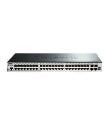 D-Link Switch Semigestionable 48 Puertos Gigabit + 2 Puertos Giga Combo + 4 Puertos 10G SFP