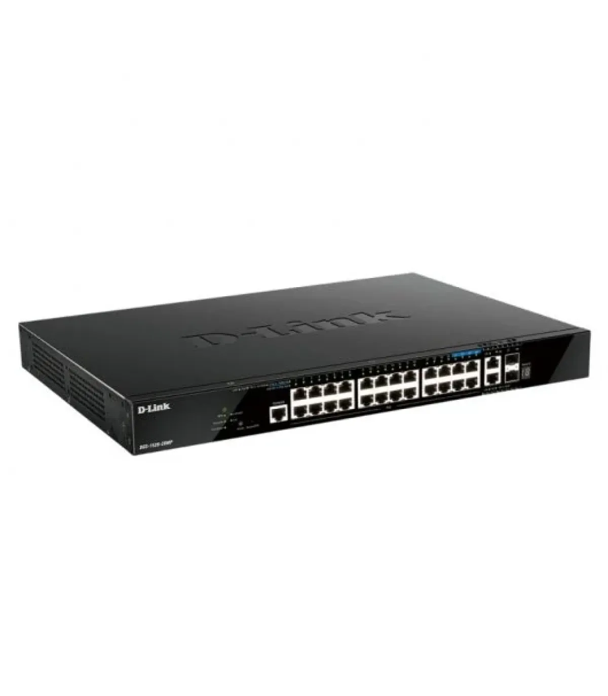 D-Link Switch Gestionado 20 Puertos Giga PoE + 4 Puertos 2.5G PoE + 2 Puertos 10G + 2 Puertos 10GSFP