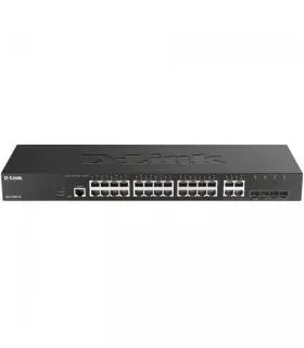 D-Link Switch Gestionado 24 Puertos Gigabit + 4 SFP