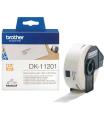 Brother DK11201 - Etiquetas Originales Precortadas de Direccion - 29x90 mm - 400 Unidades - Texto negro sobre fondo blanco