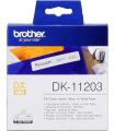 Brother DK11203 - Etiquetas Originales Precortadas para Carpetas - 17x87 mm - 300 Unidades - Texto negro sobre fondo blanco